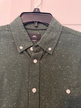Obey Pilled Flannel button down Cotton  Shirt S